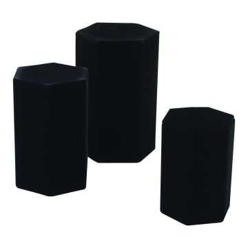 Black Velvet Plinths