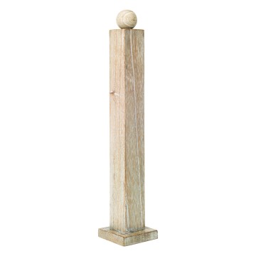 White Wooden Display Column