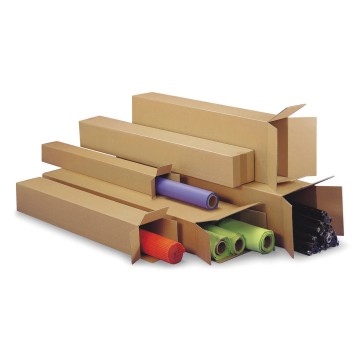 Single Wall End Opening Long Cardboard Boxes - 100 x 100 x 600mm