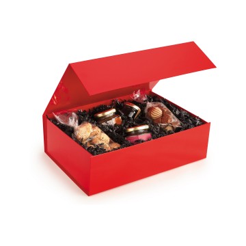 Red Magnetic Gift Boxes - 225 x 225 x 105mm