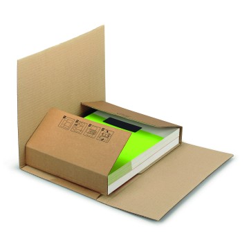 Brown Cardboard Book Boxes - 230 x 150mm