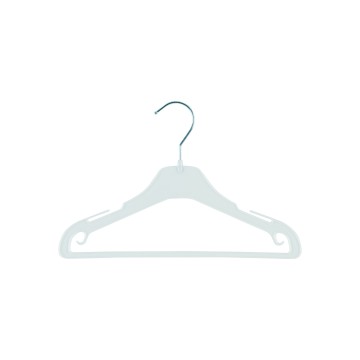 White Plastic Clothes Hangers - Economy - 30cm