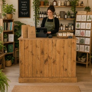 Heritage Drift Wooden Cash Desk