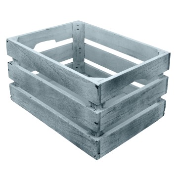 Grey Crates - Set of 3