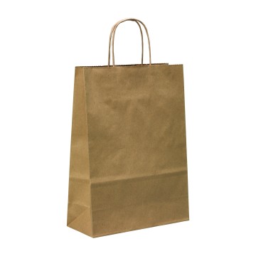 Brown Matt Kraft Paper Carrier Bags