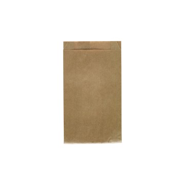 Brown Deluxe Paper Bags - 12 x 20 + 4cm