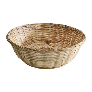 Bamboo Round Display Basket - 31 x 31 x 8cm