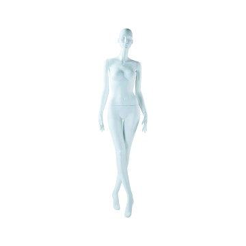 Nell Matt White Realistic Female Mannequin - Legs Crossed