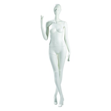 Nell Matt White Female Abstract Mannequin - Hand Raised