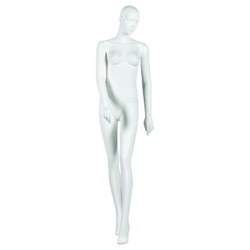 LDN Girls Matt White Female Realistic Mannequin - Walking Forward