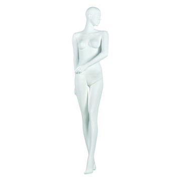 LDN Girls Matt White Female Realistic Mannequin - Looking Left