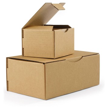 Small Brown Cardboard Postal Boxes - 200 x 100 x 100mm
