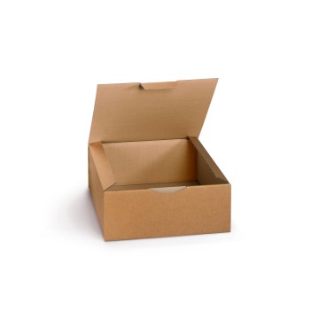 Medium Brown Cardboard Postal Boxes - 330 x 300 x 130mm