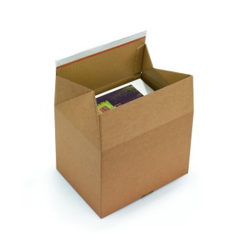 Crash-Lock Cardboard Boxes With Adhesive Strip