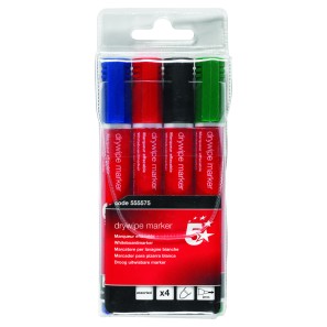 Drywipe White Board Markers - Assorted