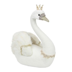 Swan With Crown - 42 x 24 x 50cm