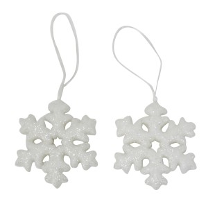 Hanging Glitter Snowflakes - 10cm