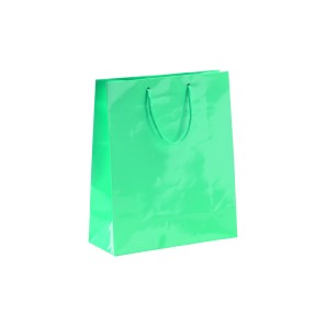 Aqua Laminated Gloss Paper Carrier Bags