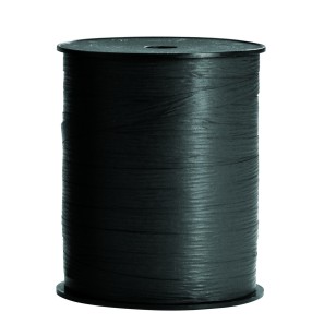 Black Paper Effect Curling Ribbon - 10mm x 200m