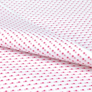 Premium Pink Polka Dot Patterned Tissue Paper - 50 x 75cm