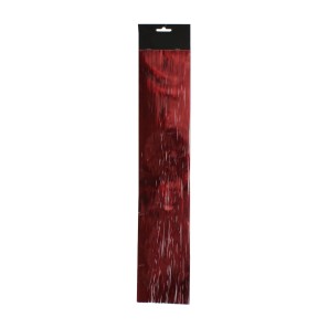 Tinsel Shimmer Curtain - Red - 50 x 40cm