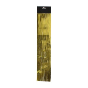 Tinsel Shimmer Curtain - Shiny Gold - 50 x 40cm