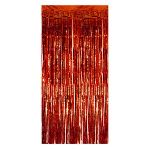PVC Shimmer Curtain - Red - 90 x 200cm