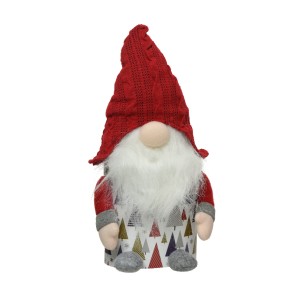 Gnome Christmas Gift Box - Red - 43 x20cm