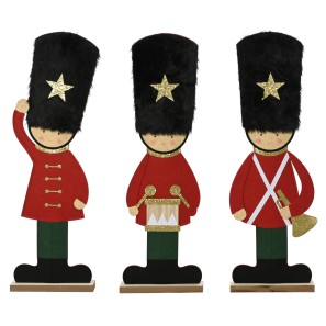 Felt Toy Soldiers - Assorted - 6 x 26 x 80cm