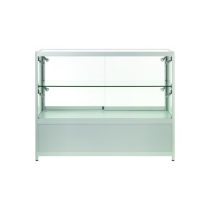 Silver Panorama Shop Counters - 2/3 Glazed