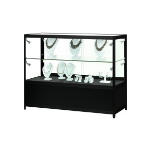 Black Panorama Shop Counter - 2/3 Glazed