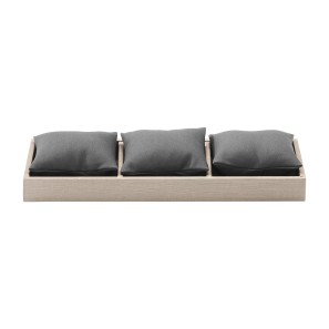 Elegance Grey Fabric Display Cushions - Set Of 3