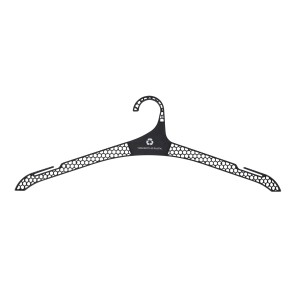 Beeline Recycled Plastic Hangers - Flat With Notches - 44cm