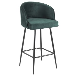 Velvet Tall Bar Chair - 106 x 50 x 57cm