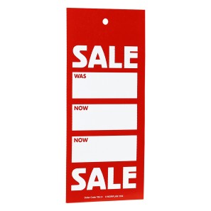 Principal Sale Tickets - Was/Now - 46 x 10mm