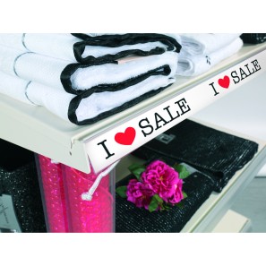 I Love Sale Shelf Edge Strip - 100 x 39mm