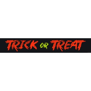 Trick or Treat Halloween Window Cling - Border - 100 x 16cm