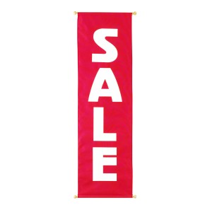 Principal Sale Banners - White on Red