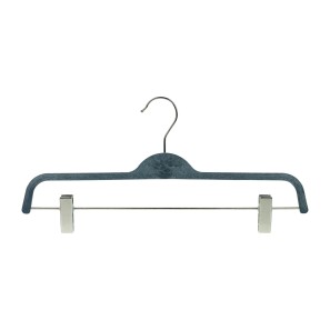 Grey Marble Effect Plastic Clothes Hangers - Peg - 38cm