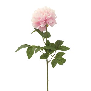 Pink Artificial Peony Rose On Stem - 72 x 34 x 16cm