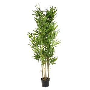 Green Artificial Bamboo Plant In A Pot - 125cm