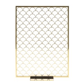 Luxury Collection Metal Display Backdrop - Gold - 34.5 x 50cm