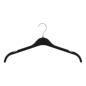 500/41 Black Plastic Dress Hangers - 41cm