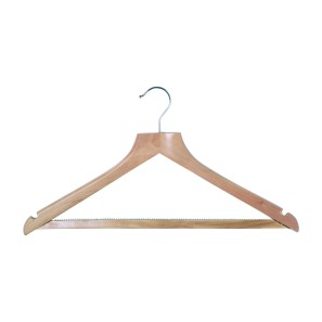 Natural Wooden Clothes Hangers - Wishbone - 45cm