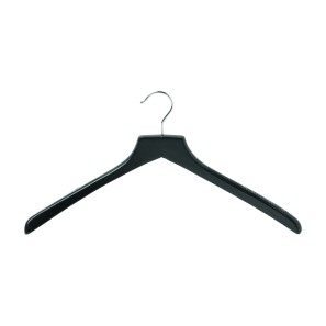 Black Wooden Clothes Hangers - Non-Slip - 43cm