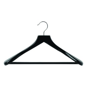 Black Wooden Display Clothes Hangers - Suit - 46cm