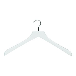 White Wooden Clothes Hangers - Wishbone - 43cm