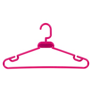 Red Spectrum Plastic Clothes Hangers - 34cm