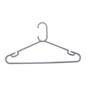 Grey Rainbow Plastic Clothes Hangers - 42cm