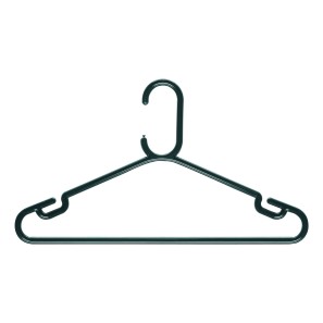 Black Rainbow Clothes Hangers - Economy - 42cm